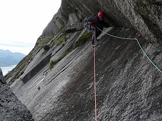 Magnus on the thinnest part of the traverse