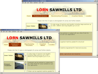 Lorn Sawmills Products Page